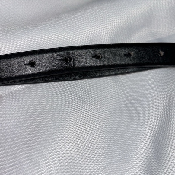 Karl Lagerfeld Women’s Black Leather Belt Size 2 main image 7
